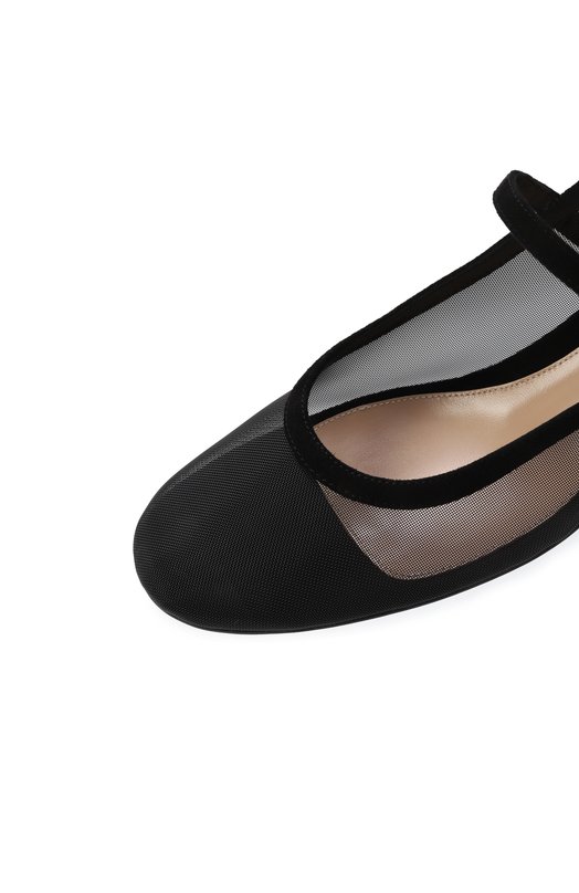 Текстильные туфли Francois 45 Gianvito Rossi G95574.45RIC.RSCNENE Чёрный  G95574.45RIC.RSCNENE Фото 7
