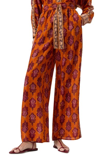 Шелковые брюки ZIMMERMANN, арт. 1500PRS251, фото 3