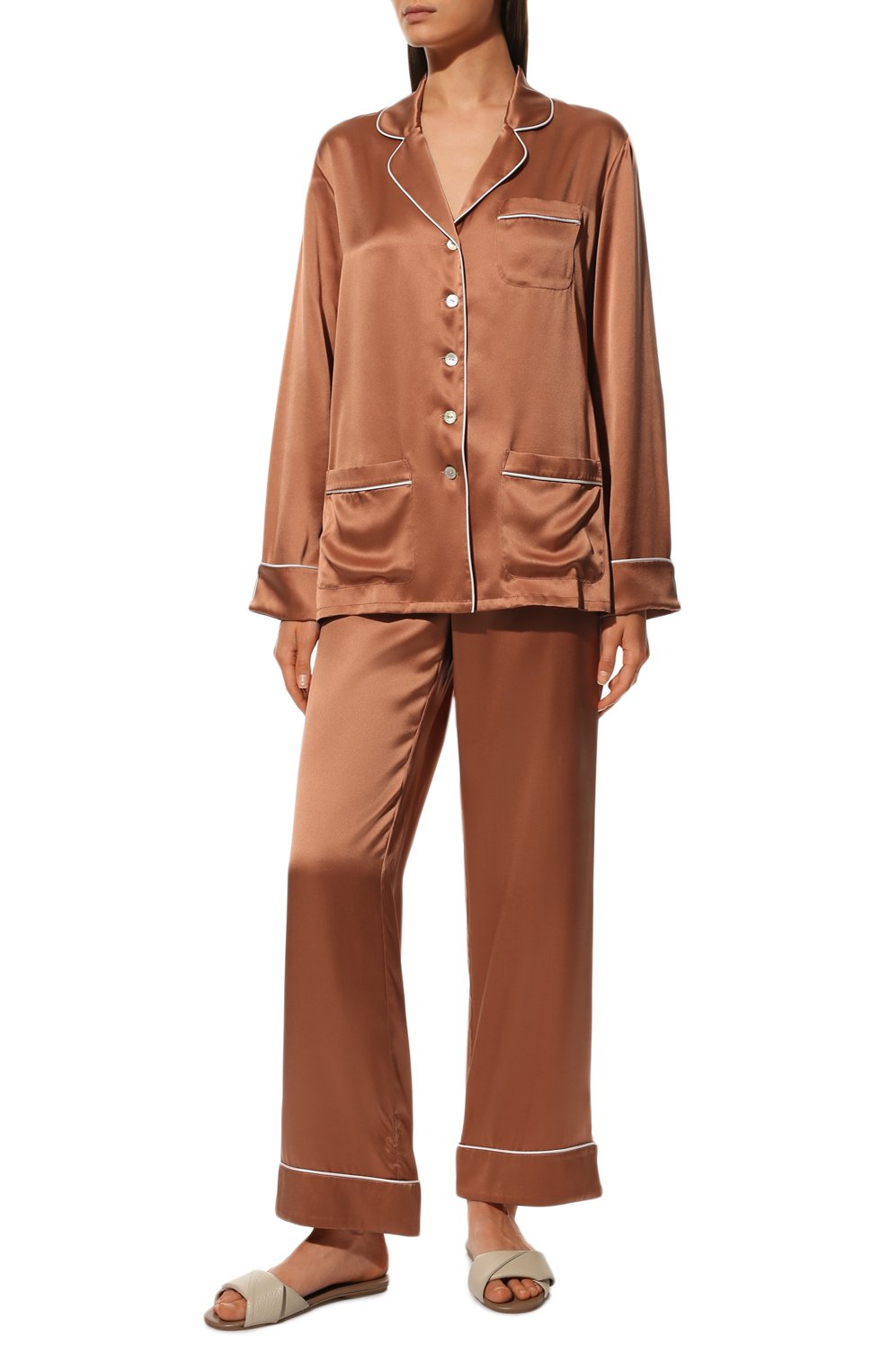 Шелковая пижама OLIVIA VON HALLE, арт. AW2114, фото 2