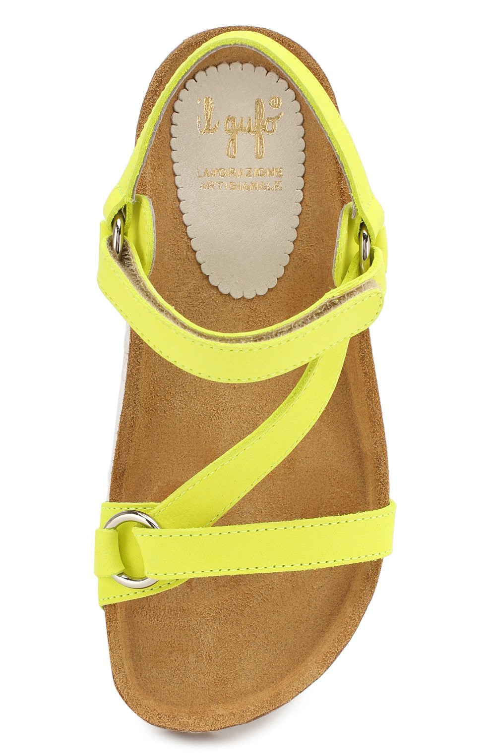 Кожаные сандалии IL GUFO, арт. G568/NABUK FLU0/31-34, фото 4