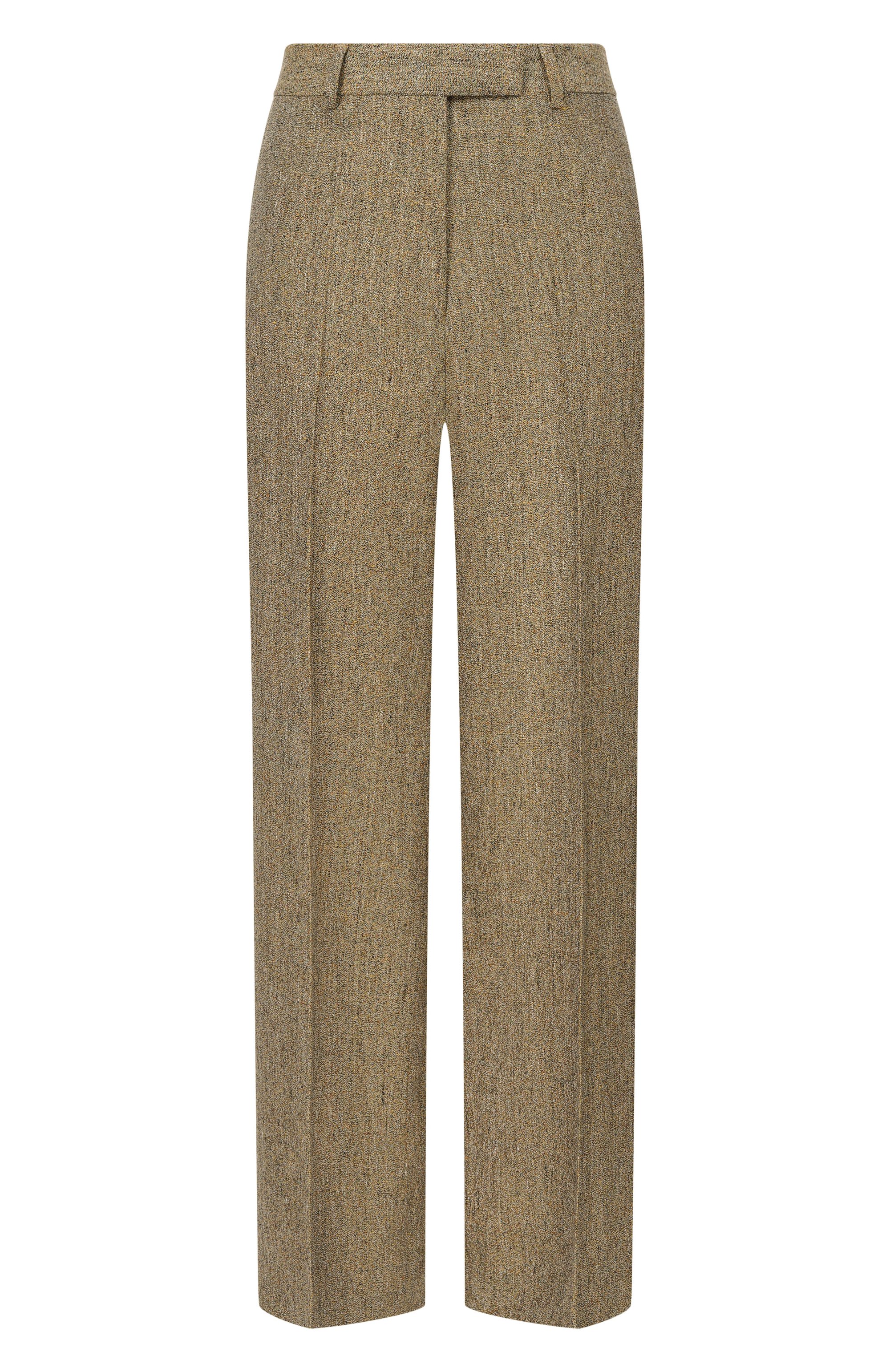 Льняные брюки OFFICINE GENERALE бежевого цвета по цене 51300 руб., арт. S26WTLG450, фото 1 Льняные брюки OFFICINE GENERALE, арт. S26WTLG450, фото 1