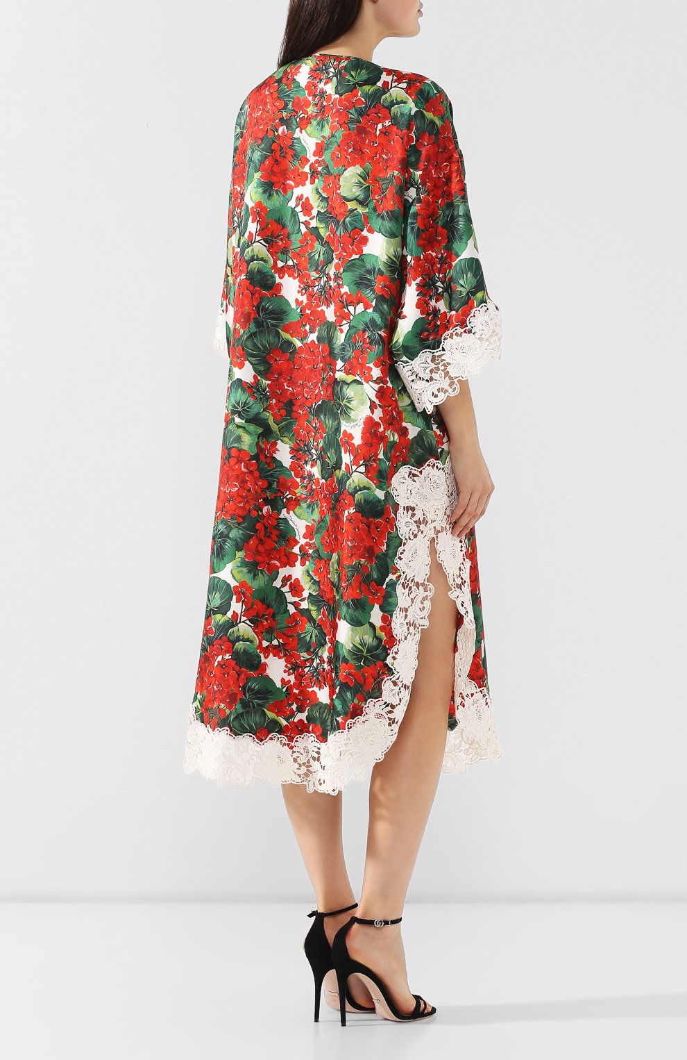 Шелковое платье DOLCE & GABBANA, арт. F6C3RZ/HS1ZW, фото 4