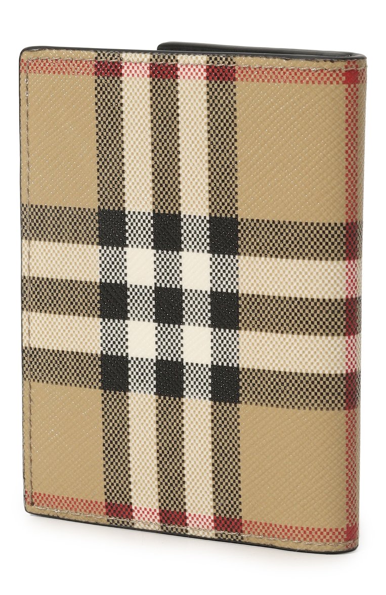 Мужской футляр для кредитных карт BURBERRY бежевого цвета, арт. 8055268 | Фото 2 (Нос: Не проставлено; Материал: Текстиль)