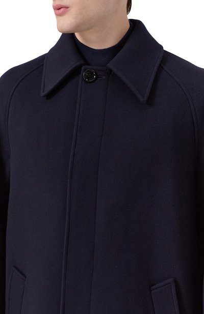 Пальто из шерсти и кашемира VALENTINO темно-синего цвета по цене 570000 руб., арт. 7V3CAK00/2KA, фото 5 Пальто из шерсти и кашемира VALENTINO, арт. 7V3CAK00/2KA, фото 5