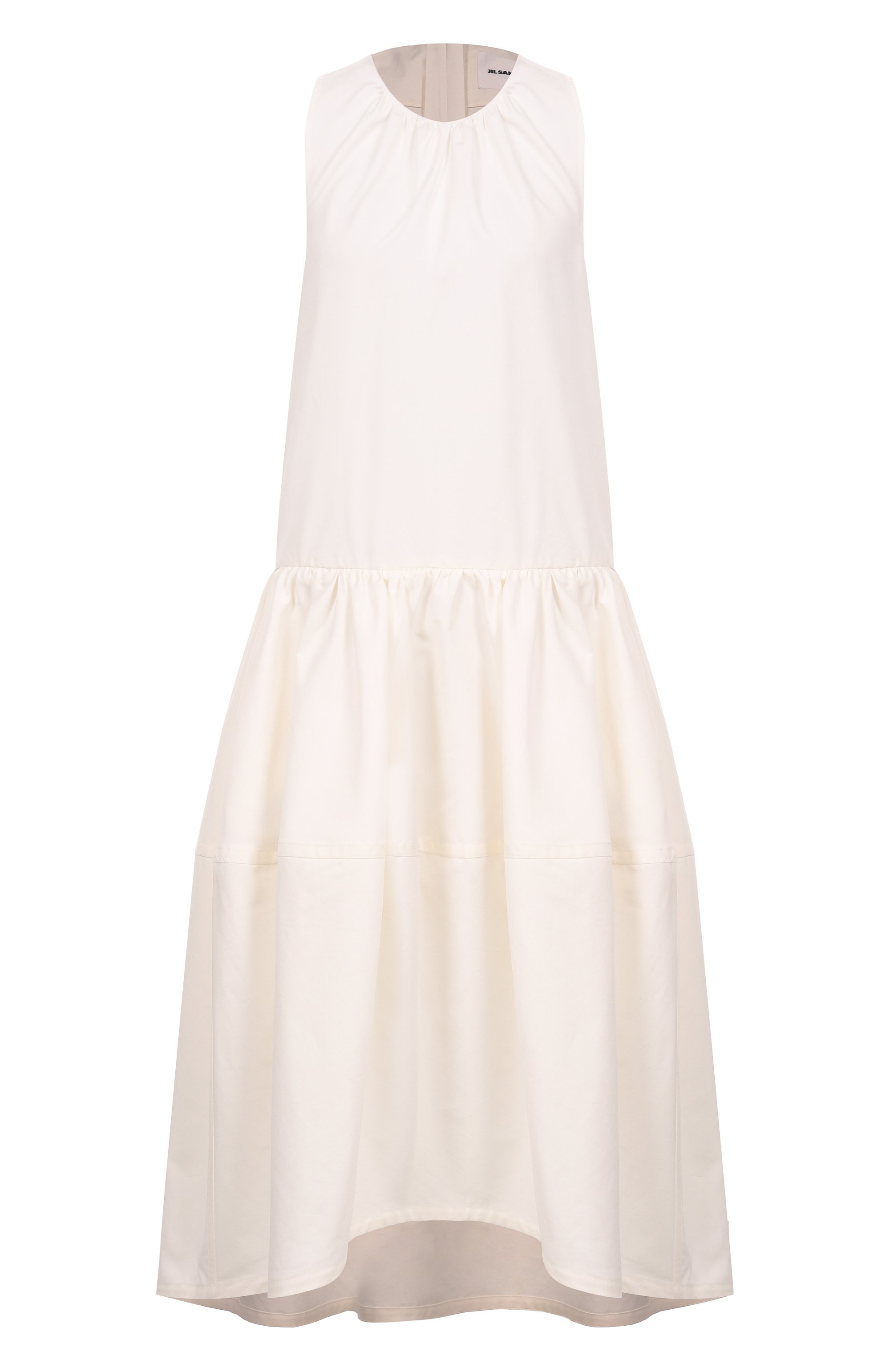 Платье из хлопка и шелка JIL SANDER, арт. J02CT0452-J45266, фото 1