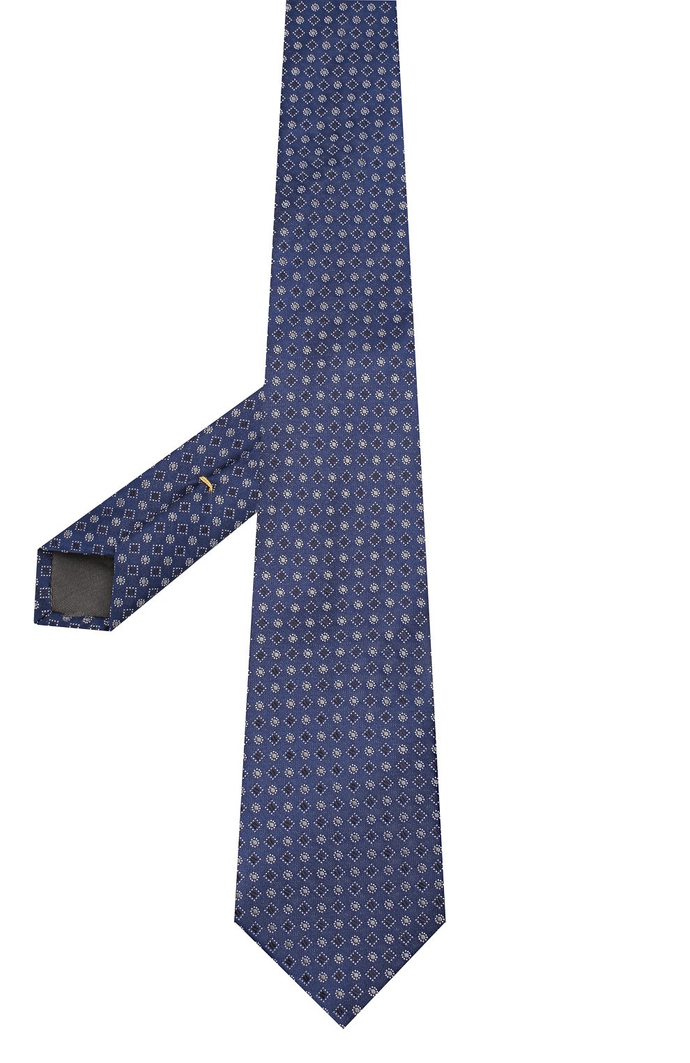 Шелковый галстук CANALI темно-синего цвета по цене 9575 руб., арт. 18/HJ02700, фото 2 Шелковый галстук CANALI, арт. 18/HJ02700, фото 2