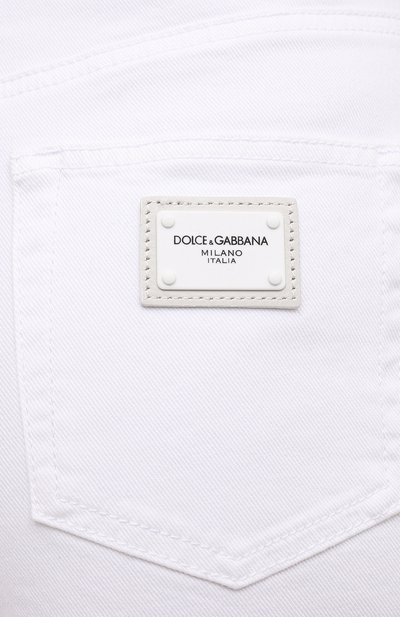 Джинсы DOLCE & GABBANA белого цвета по цене 82550 руб., арт. FTB0KD/G899I, фото 5 Джинсы DOLCE & GABBANA, арт. FTB0KD/G899I, фото 5