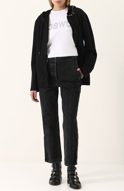 Хлопковый кардиган на молнии с капюшоном HELMUT LANG, арт. H07RW503, фото 2