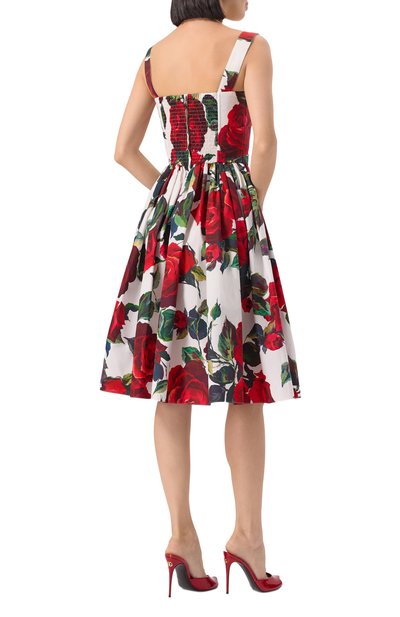 Хлопковое платье DOLCE & GABBANA, арт. F6ADLT/HS5S2, фото 4