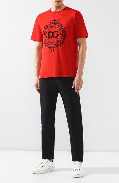 Хлопковая футболка DOLCE & GABBANA, арт. G8HV4T/FU7EQ, фото 2