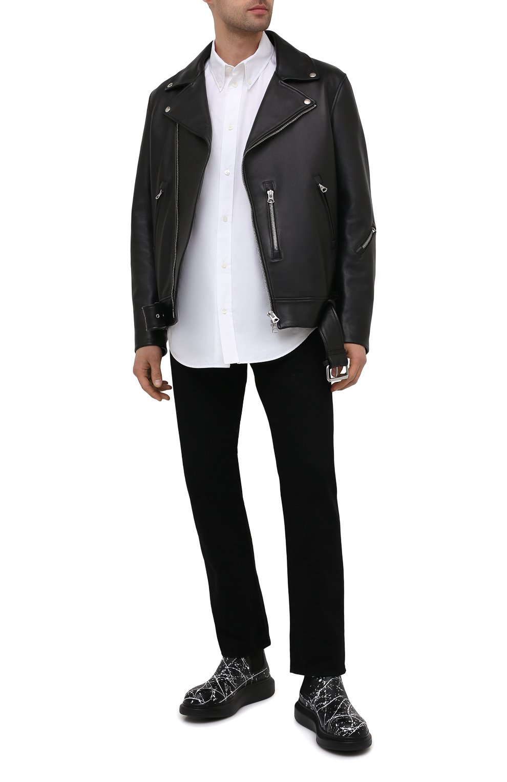 Кожаные челси ALEXANDER MCQUEEN, арт. 647178/WHFLB, фото 2