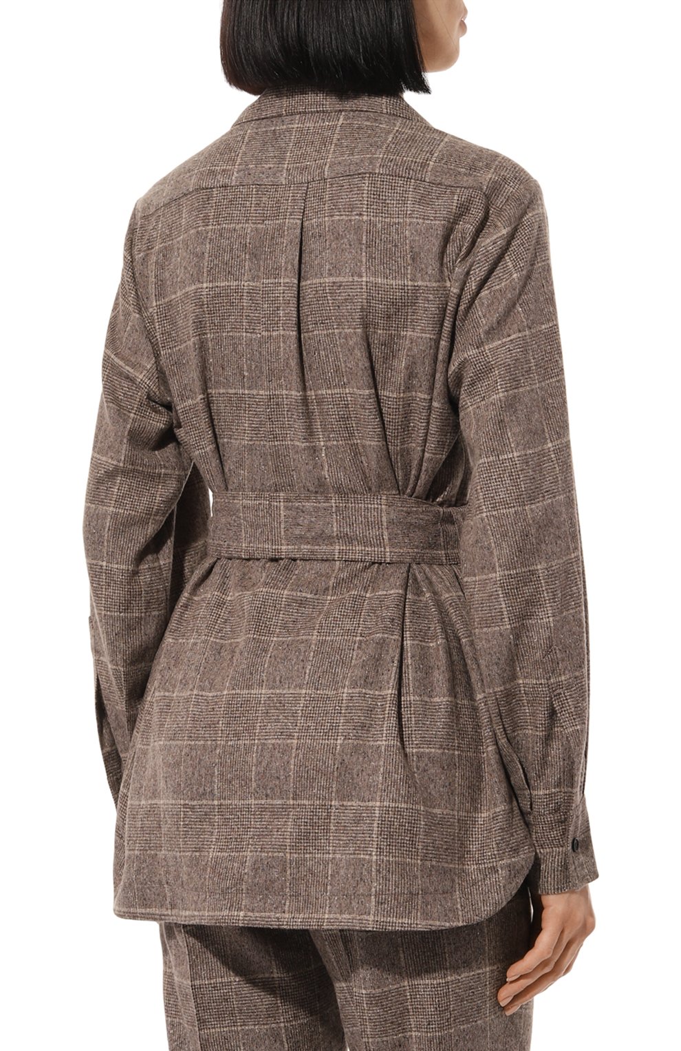 Рубашка из шелка и шерсти KITON, арт. D58453K0541E01, фото 4