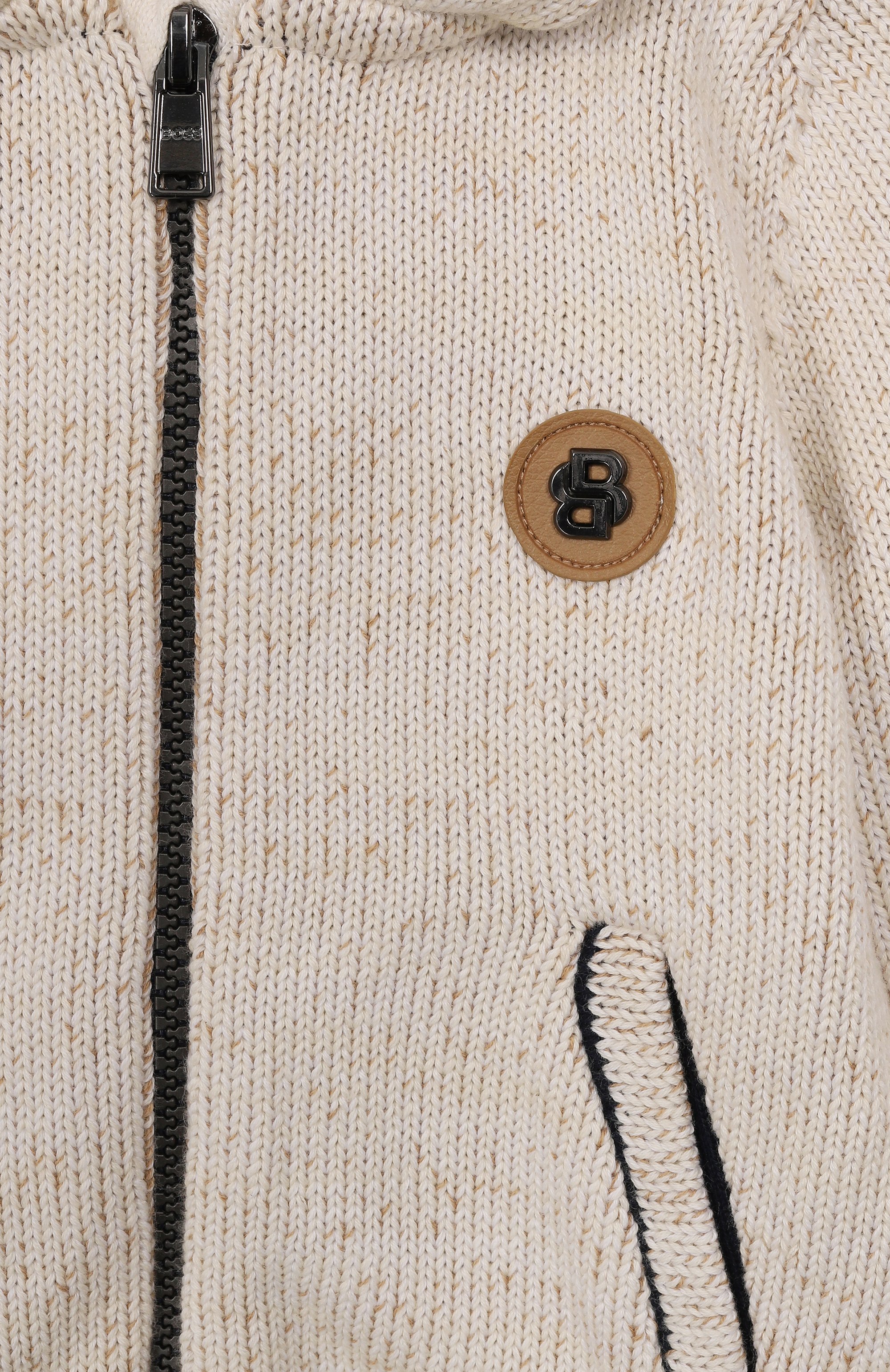 Хлопковая толстовка BOSS, арт. J51248/24M-36M, фото 3