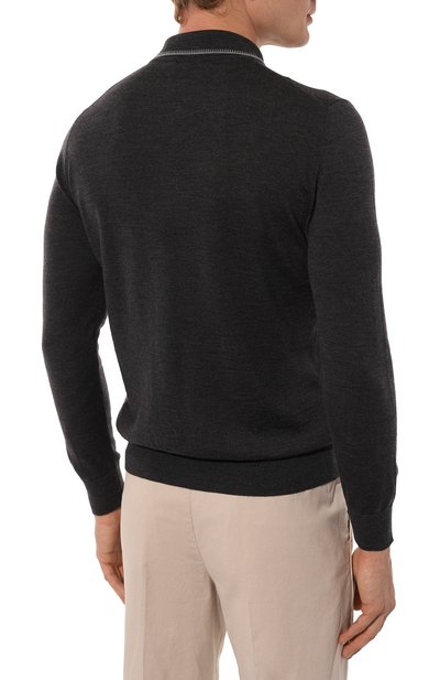 Шерстяное поло CANALI, арт. C1045/MK02148, фото 4