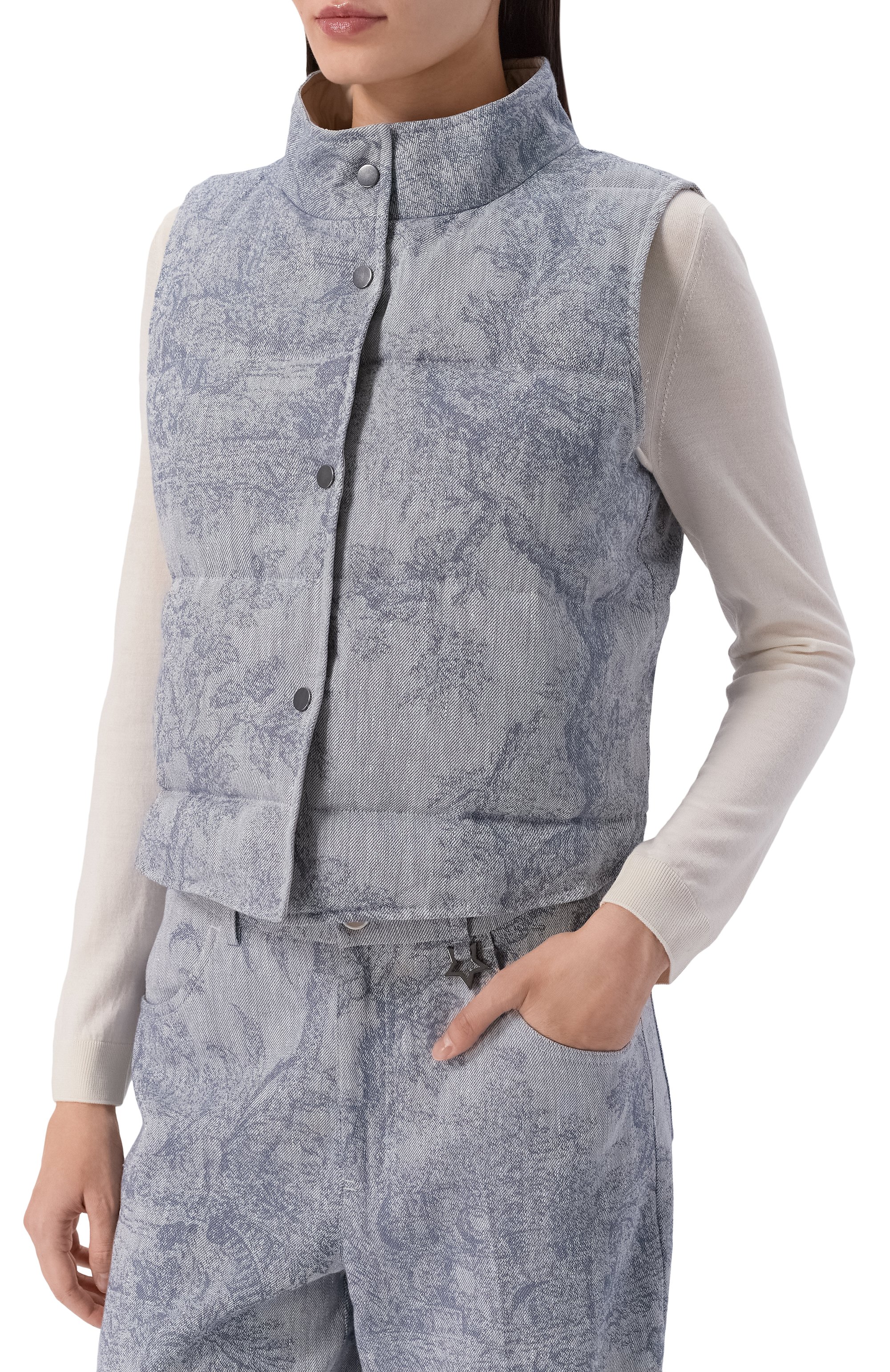 Утепленный жилет LORENA ANTONIAZZI, арт. P2642PI16A/5163, фото 3