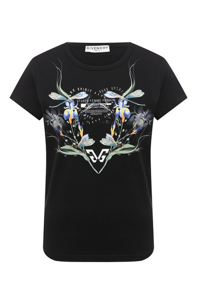 Женская хлопковая футболка GIVENCHY, арт. BW707Y3Z3T