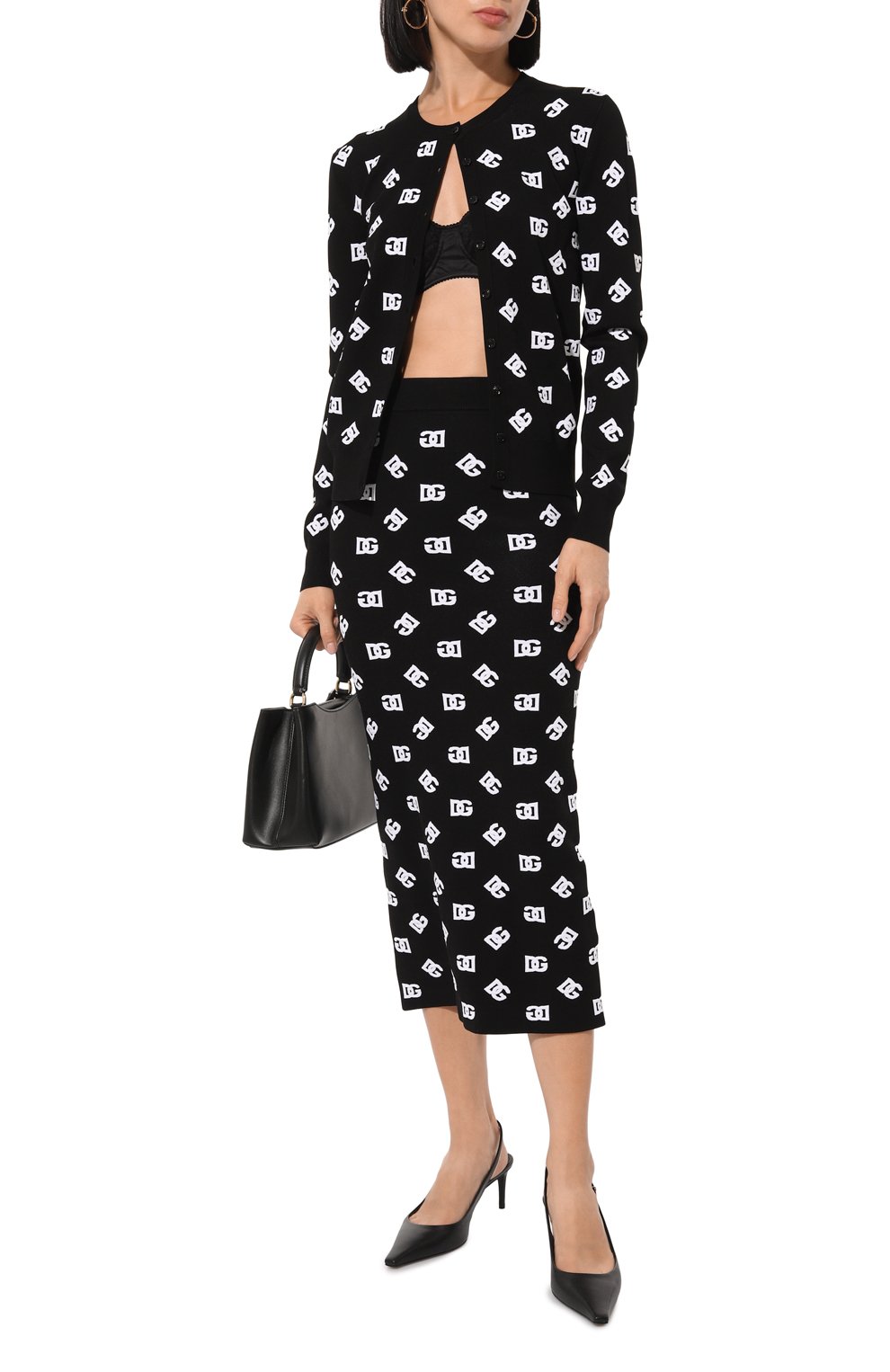 Юбка из вискозы DOLCE & GABBANA, арт. FX002T/JAIK3, фото 2