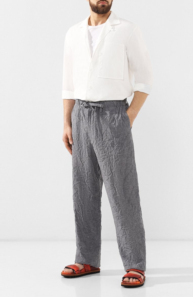 Льняные брюки ISSEY MIYAKE, арт. ME96-FF143, фото 1