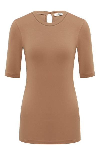 Женский хлопковый топ BRUNELLO CUCINELLI, арт. M0TC8BJ310