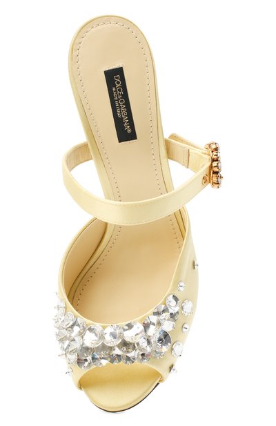 Текстильные мюли keira 105 DOLCE & GABBANA, арт. CR1088/AW102, фото 5