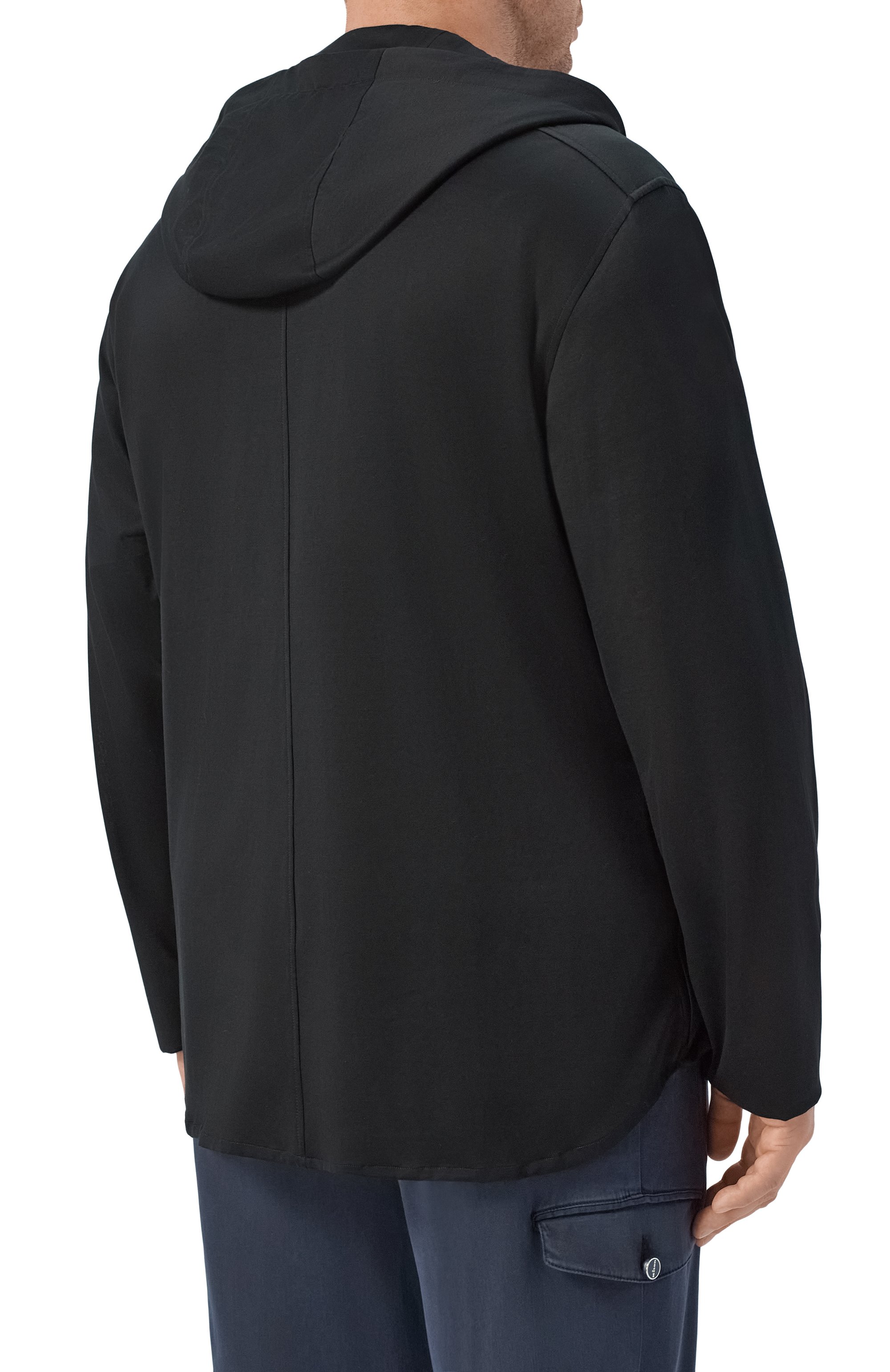 Хлопковая рубашка KITON черного цвета по цене 89950 руб., арт. UMCPETEH09665, фото 4 Хлопковая рубашка KITON, арт. UMCPETEH09665, фото 4