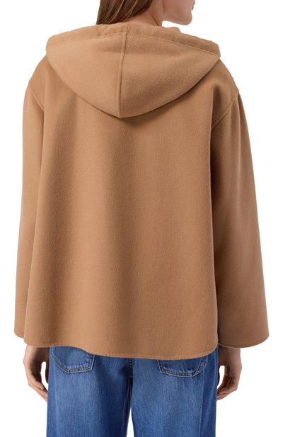 Шерстяное полупальто MAX MARA STUDIO, арт. MINA, фото 4