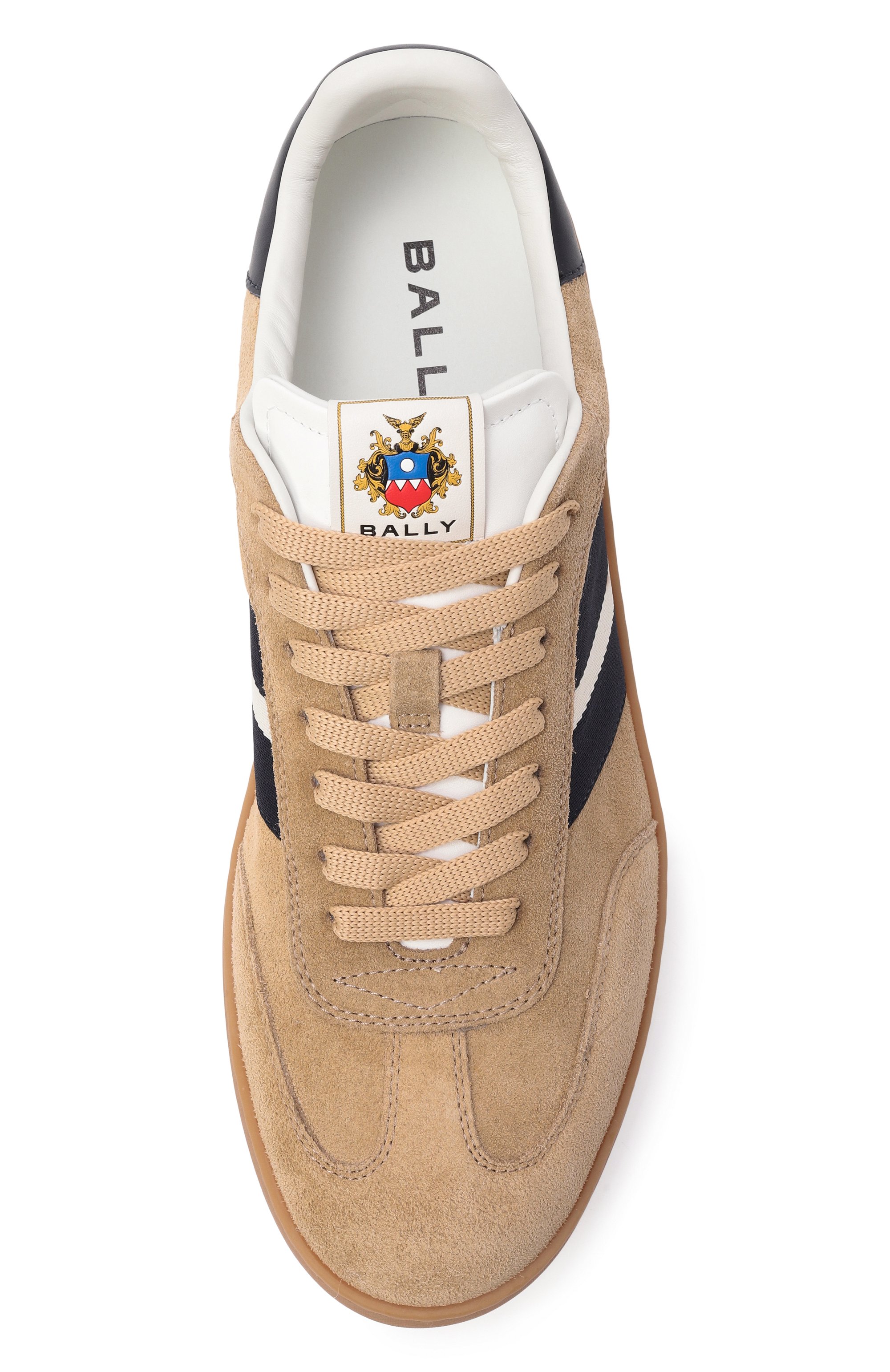 Замшевые кеды retro crest BALLY, арт. MSK0F7/SU009, фото 6
