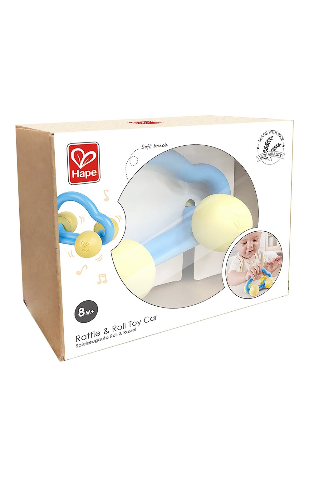 Игрушка-погремушка машинка-роллер HAPE, арт. E0071_HP, фото 2