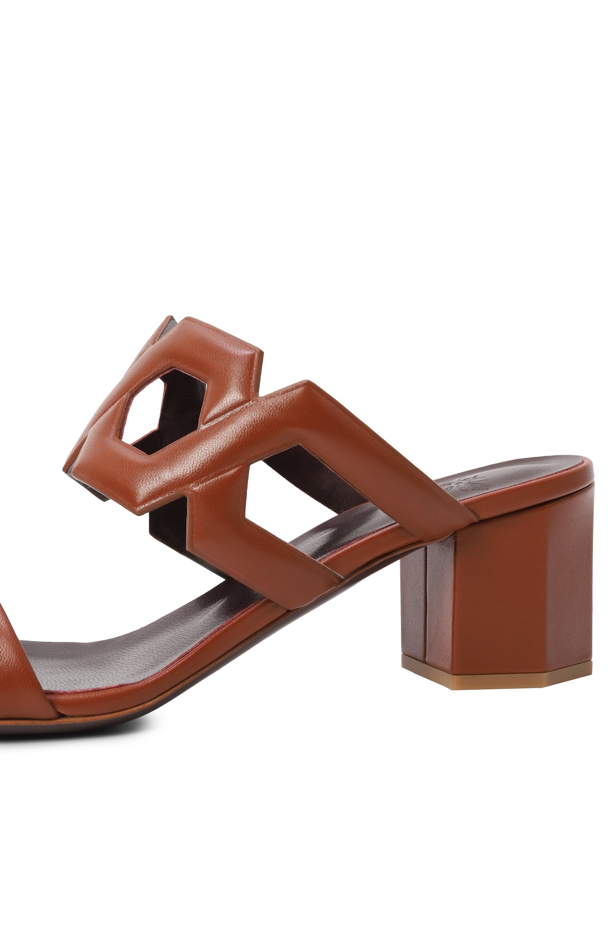 Кожаные мюли BOUGEOTTE, арт. HS55S-LEGANA-RUST, фото 7