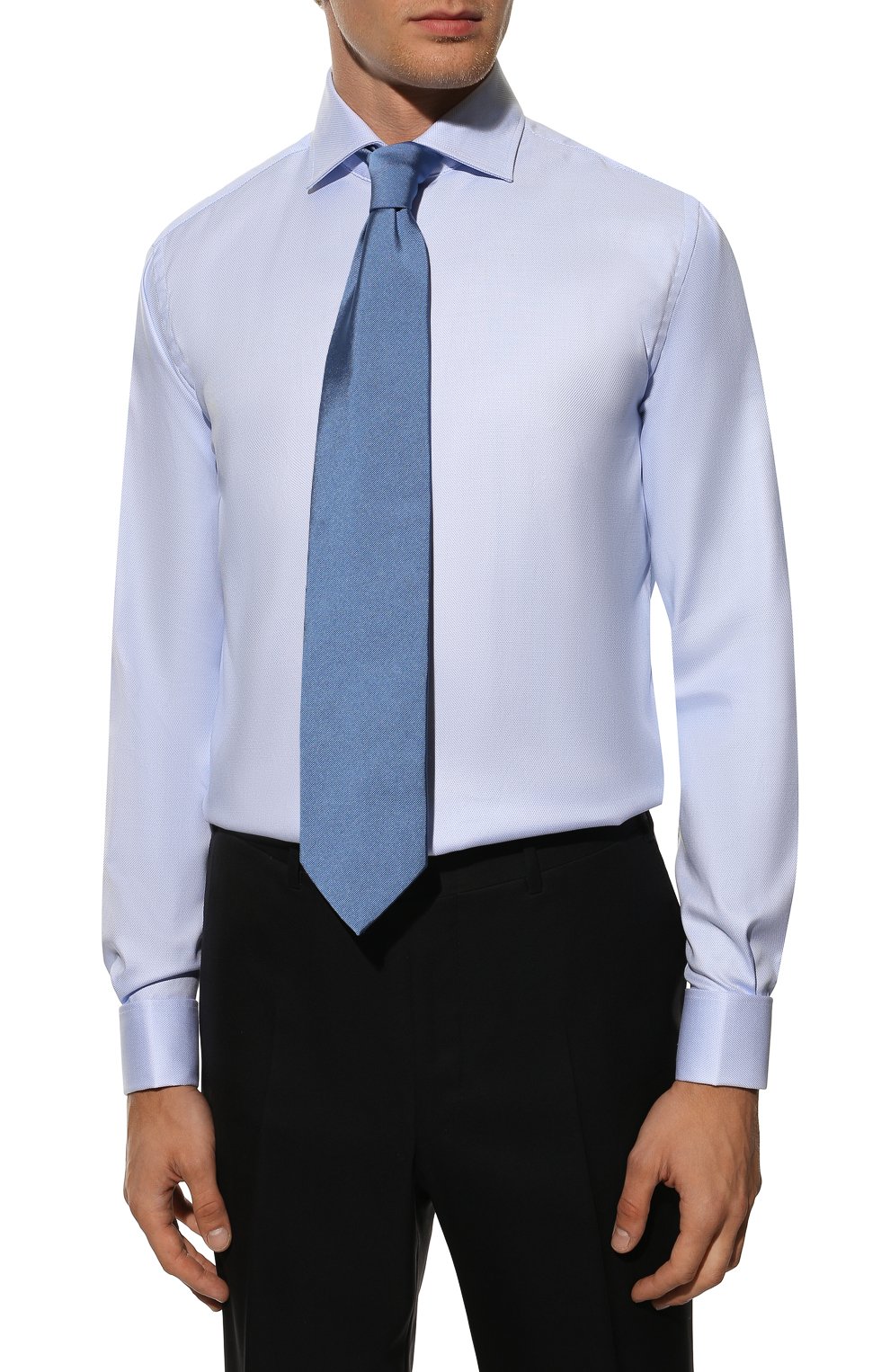 Хлопковая сорочка BROUBACK голубого цвета по цене 14950 руб., арт. ASC-NISIDA-570-PG/MANHATTAN, фото 3 Хлопковая сорочка BROUBACK, арт. ASC-NISIDA-570-PG/MANHATTAN, фото 3