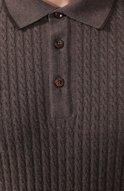 Поло из смеси шерсти и кашемира FIORONI, арт. M19302C1, фото 5