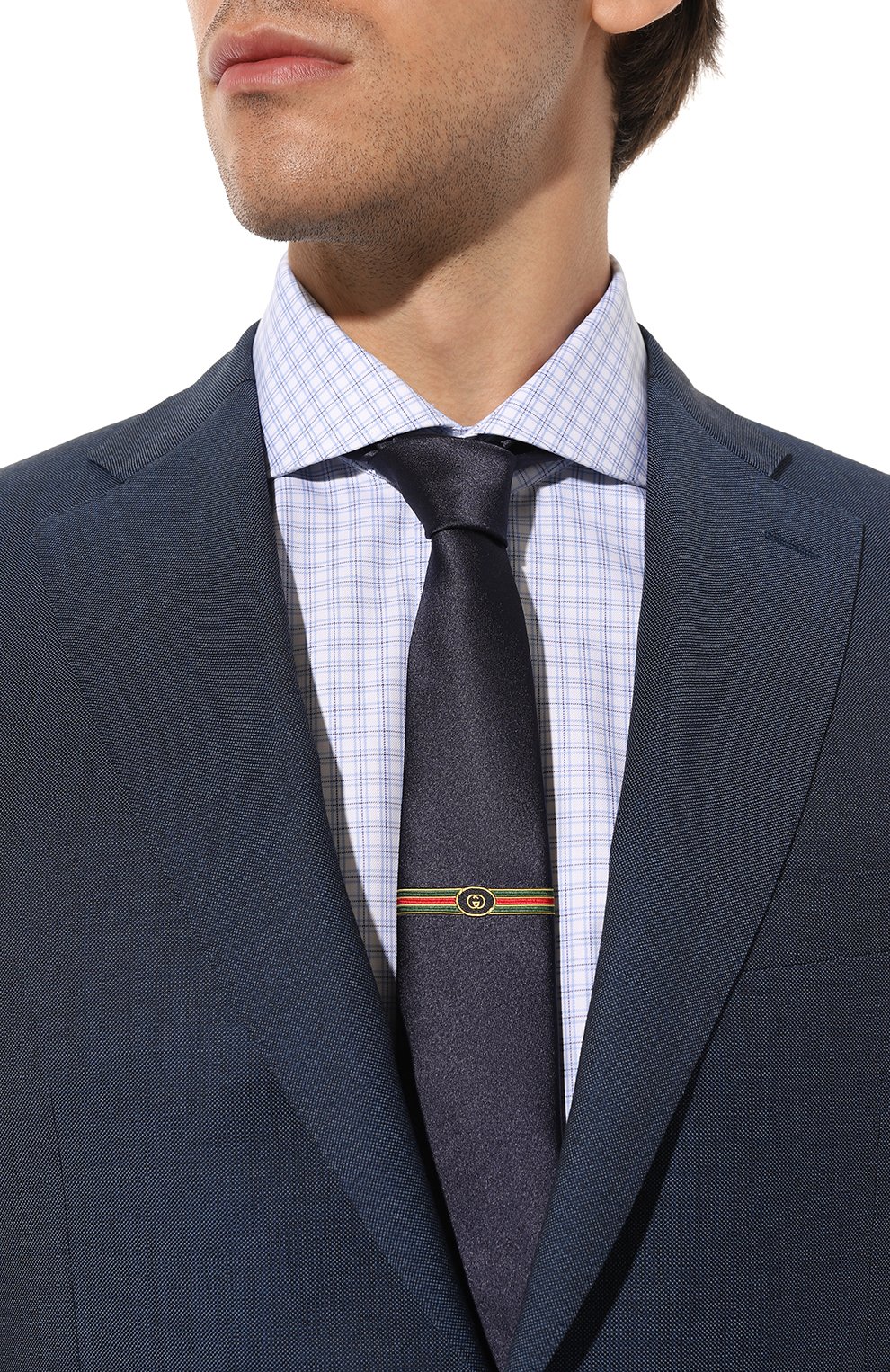 Шелковый галстук GUCCI, арт. 621511 4E009, фото 2