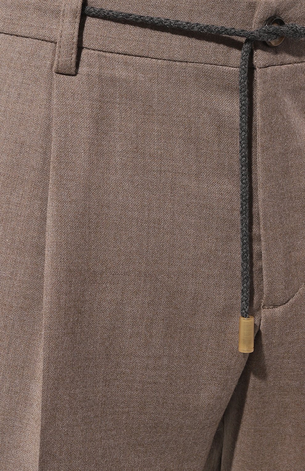 Шерстяные брюки L.B.M. 1911 бежевого цвета по цене 39950 руб., арт. 8446/44504, фото 5 Шерстяные брюки L.B.M. 1911, арт. 8446/44504, фото 5