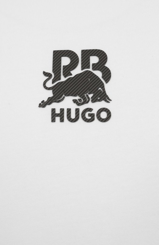 Хлопковая футболка HUGO x RB HUGO 50542766 Белый  50542766 Фото 6