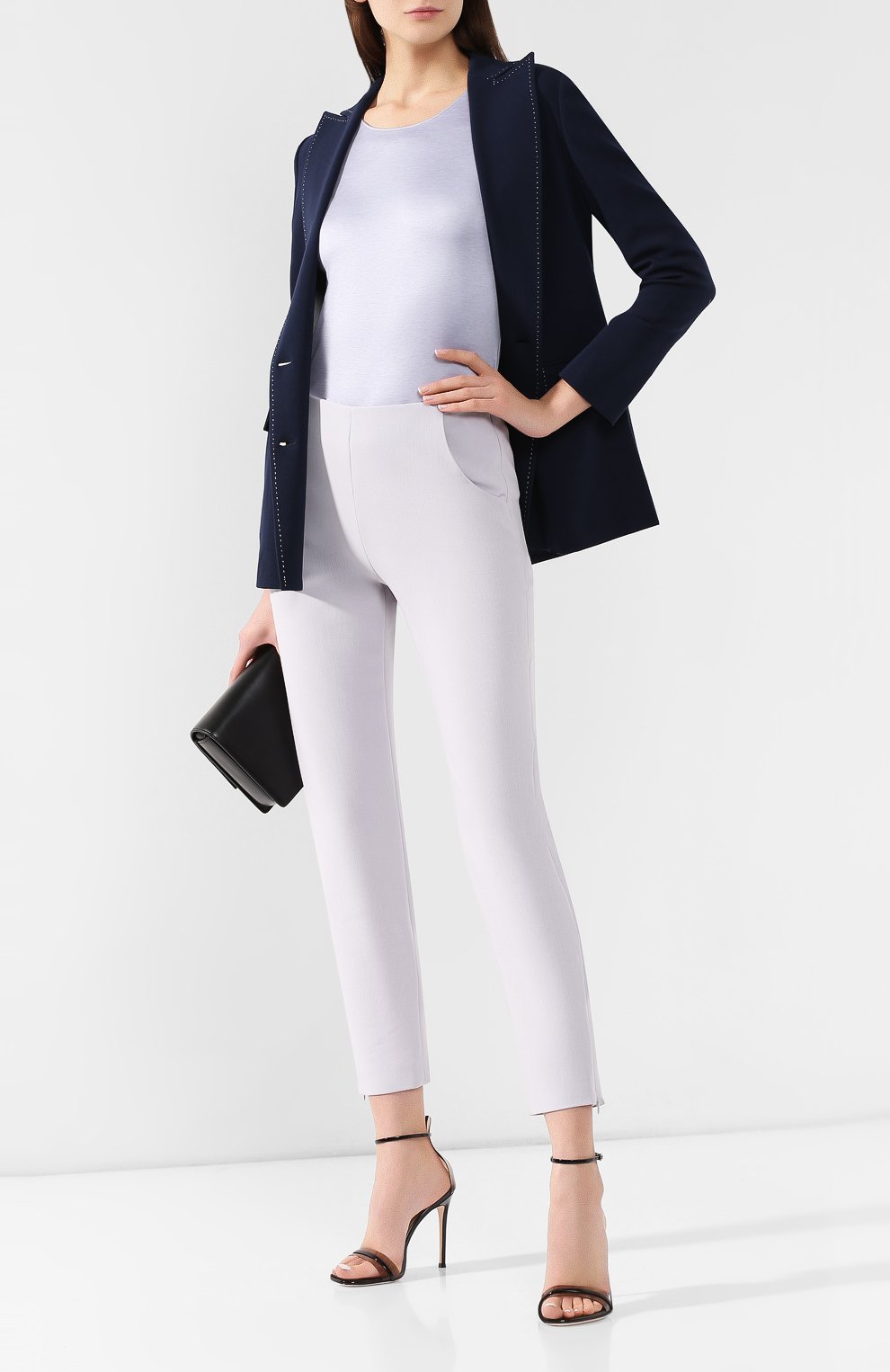 Шерстяные брюки GIORGIO ARMANI, арт. 9SHPP04G/T001J, фото 2