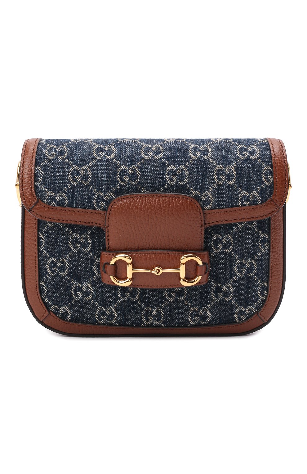 Сумка gg 1955 horsebit mini GUCCI синего цвета по цене 360000 руб., арт. 658574/2KQPG, фото 1 Сумка gg 1955 horsebit mini GUCCI, арт. 658574/2KQPG, фото 1