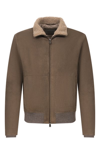 Мужской замшевый бомбер CORNELIANI, арт. 28L5Q5/2A20213