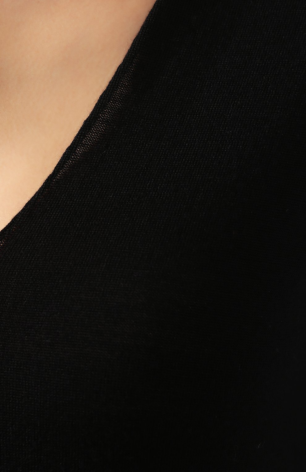 Шерстяной пуловер RICK OWENS черного цвета по цене 62200 руб., арт. R019F5693/M, фото 5 Шерстяной пуловер RICK OWENS, арт. R019F5693/M, фото 5