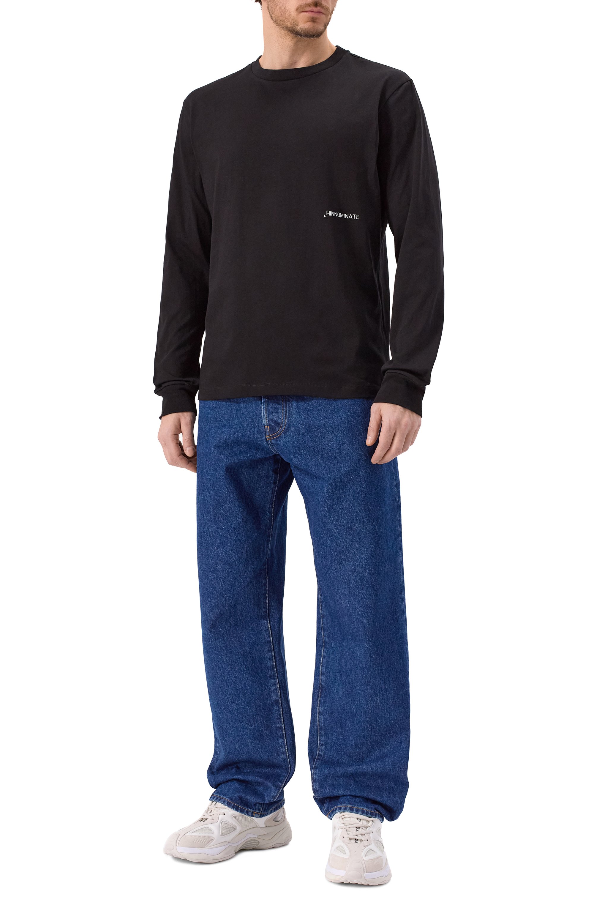 Хлопковый лонгслив HINNOMINATE, арт. HMABM01307, фото 2