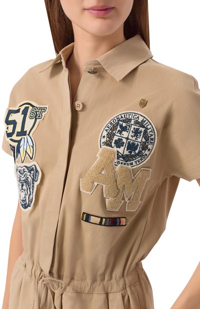 Хлопковый комбинезон AERONAUTICA MILITARE, арт. TU0162DCT04273, фот о 4