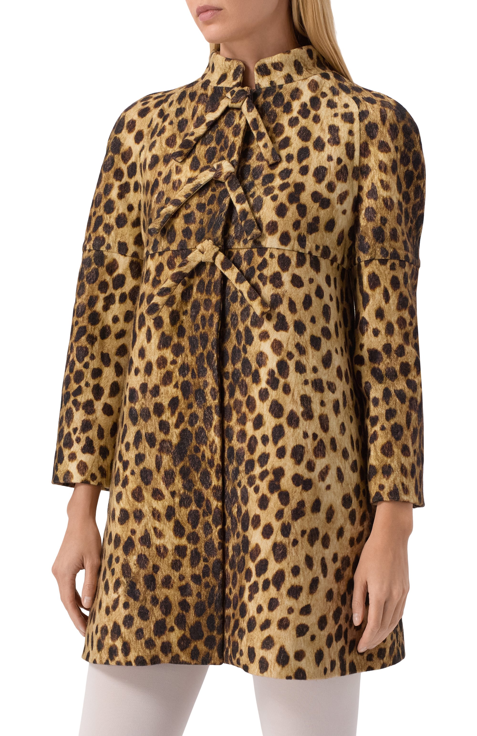 Шерстяное полупальто VALENTINO, арт. 6B3CA7L991A, фото 3