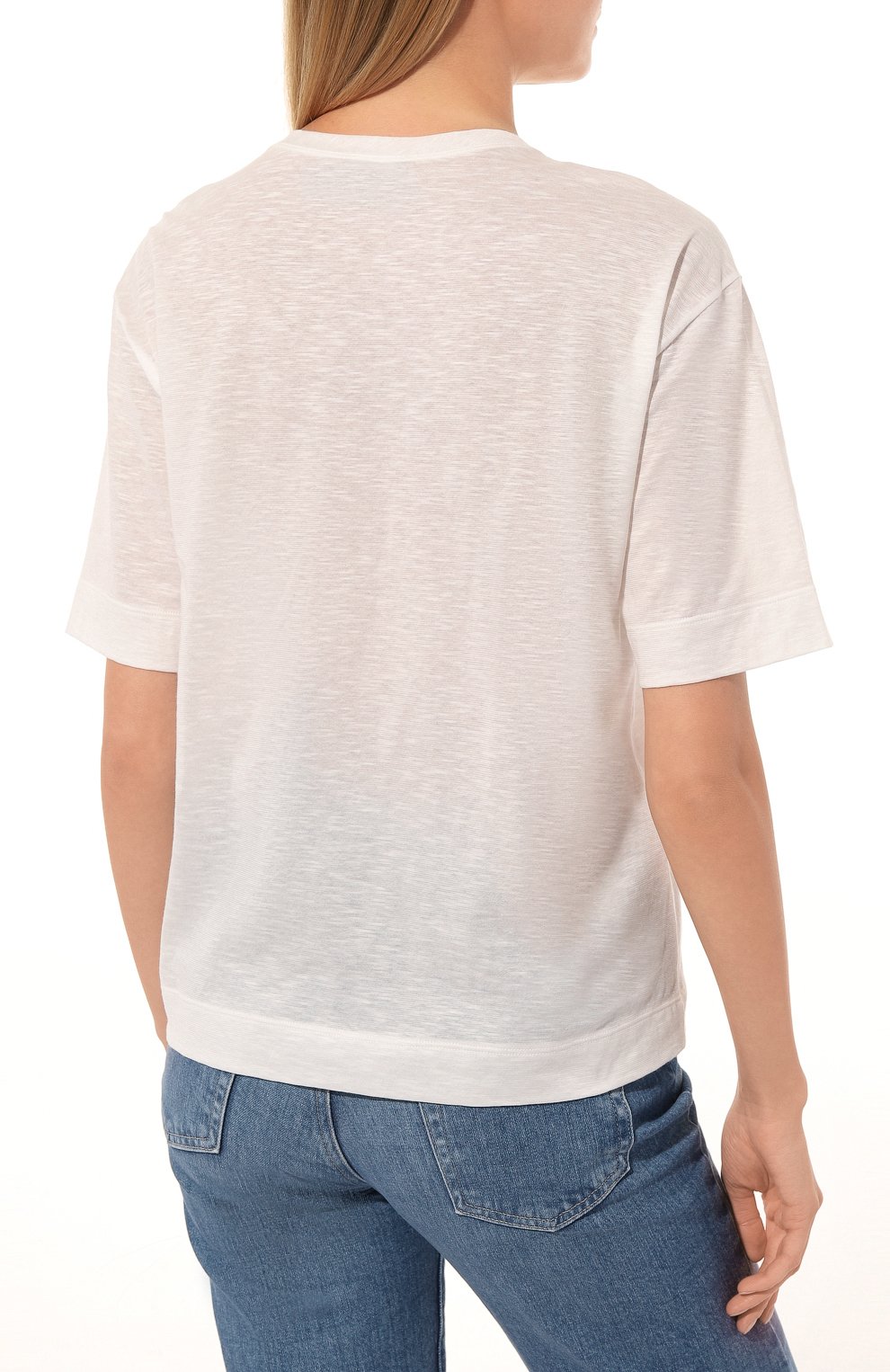 Хлопковая футболка GIORGIO ARMANI, арт. 3RAM82/AJFJZ, фото 4