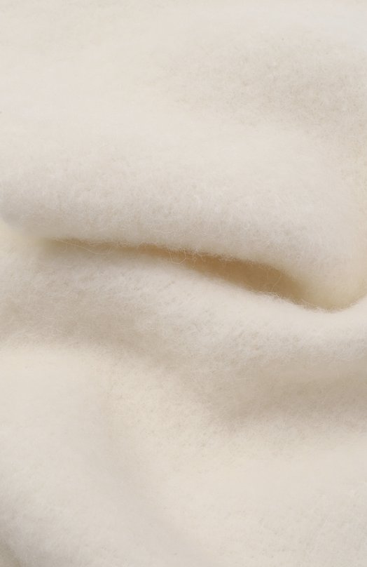 Шерстяной шарф Sporty and Rich AC08364326WH37 Кремовый  AC08364326WH37 Фото 3