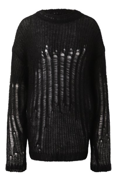 Женский свитер из шерсти и шелка ANN DEMEULEMEESTER, арт. 2402-W-KN09-KN044-099