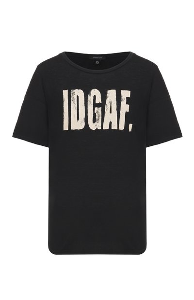 Женская футболка из хлопка и кашемира R13, арт. R13WK141-K132A