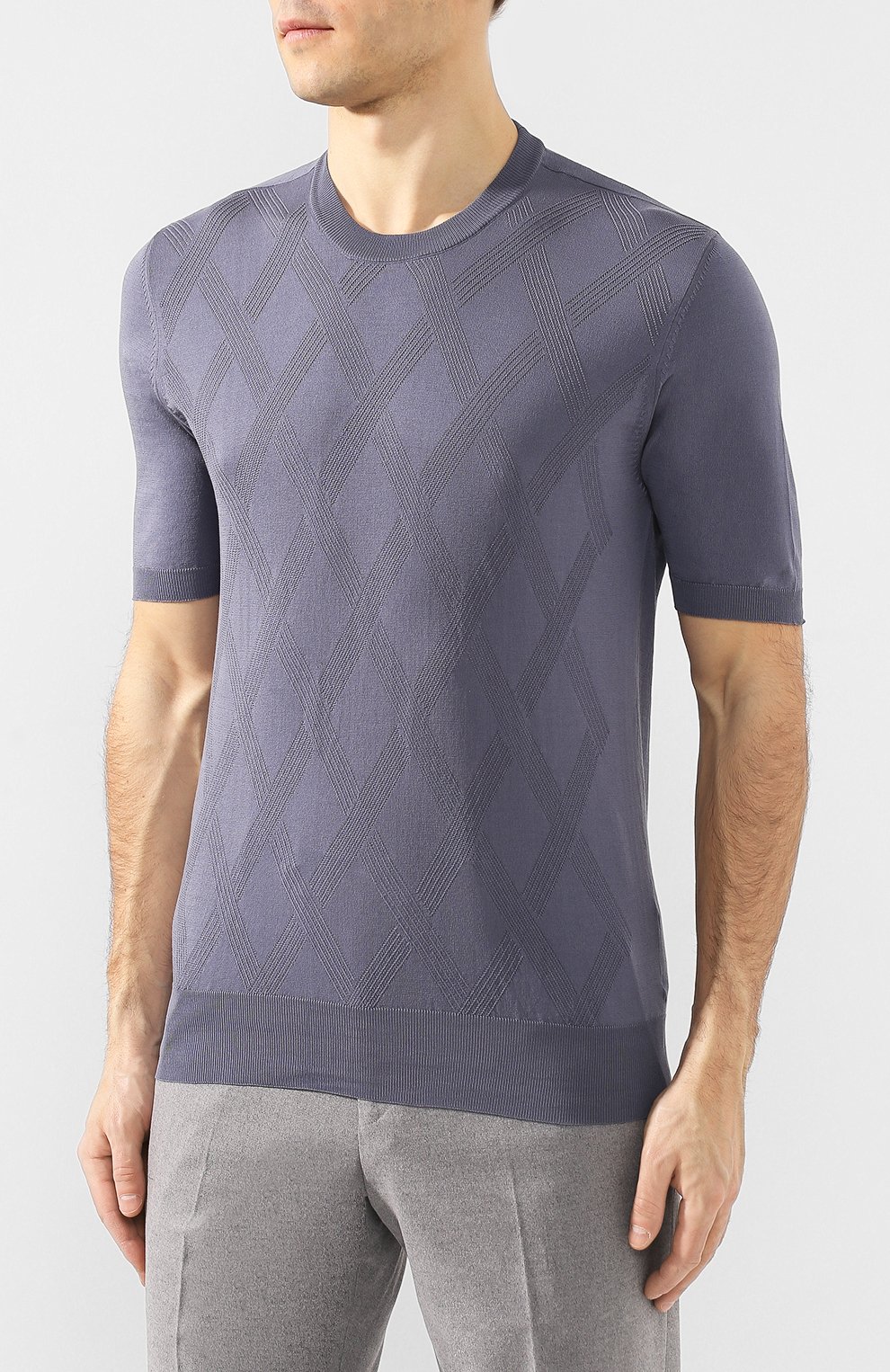 Хлопковый джемпер CORTIGIANI, арт. 819137/0500, фото 3