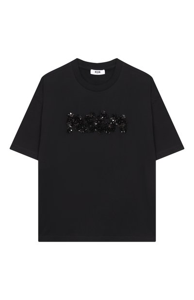 Хлопковая футболка MSGM KIDS, арт. S6MSJGTH087