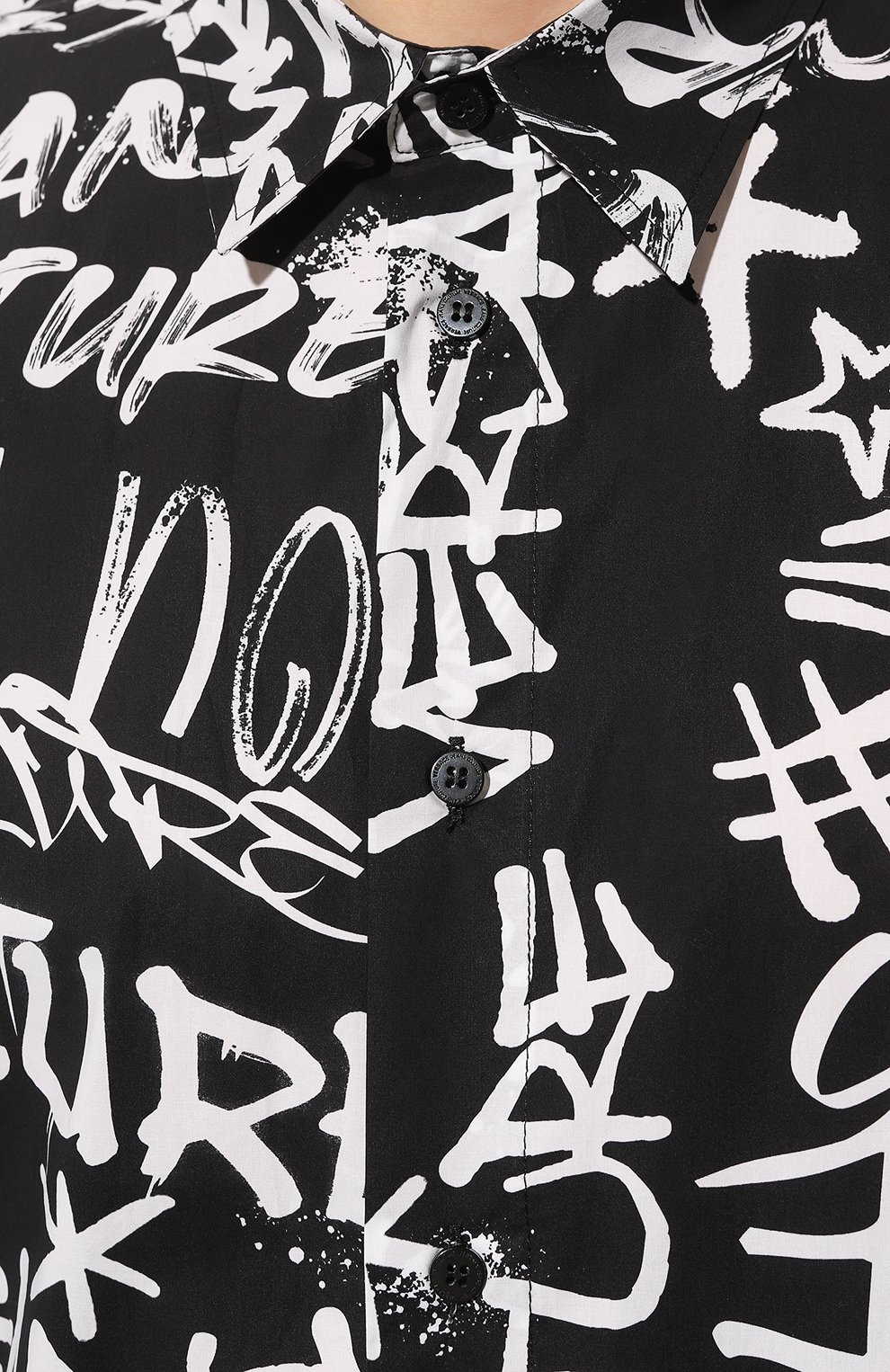 Хлопковая рубашка VERSACE JEANS COUTURE, арт. 75GAL2R0/NS301, фото 5