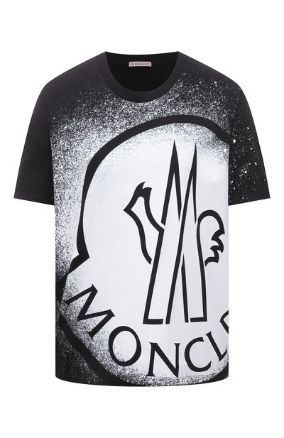 Женская хлопковая футболка MONCLER, арт. G1-093-8C7B3-10-829FB