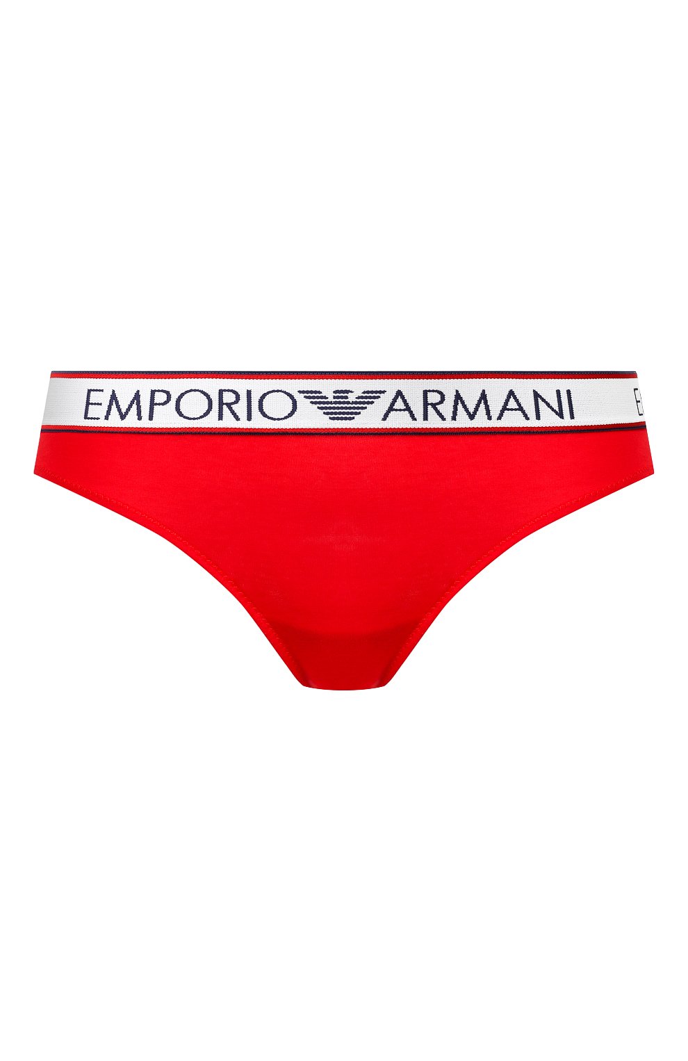 Трусы-слипы EMPORIO ARMANI красного цвета по цене 4195 руб., арт. 162525/0P317, фото 1 Трусы-слипы EMPORIO ARMANI, арт. 162525/0P317, фото 1